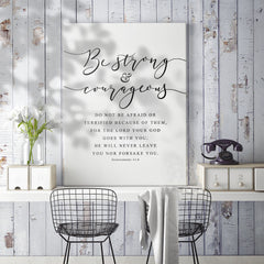 Bible Verse Wall Art Poster Decoration Mural