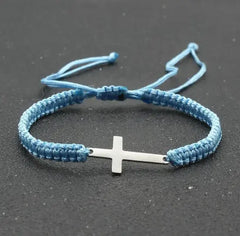 Rope Cross Bracelet