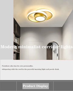 Modern LED Ceiling Light Square Round Fixtures Corridor Entryway Aisle Indoor Remote Control Led Home Decor Lamp Lighting Lustre