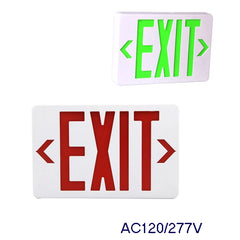 Led Emergency Exit Light  Ac220v Red/Green Exit Sign Fire Safety Indicator Warning Lamp For Bulb Hotel Mall School Public Place