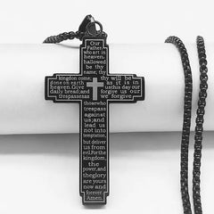 Cross Chain Necklace Stainless