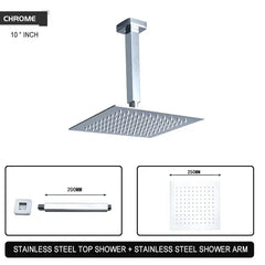 Stainless Steel Rainfall Shower Head