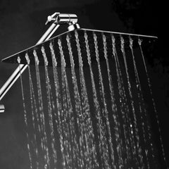 8" Stainless Steel Rainfall Shower Head with 121 Precision-Flow Jets