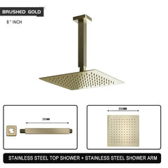 Stainless Steel Rainfall Shower Head