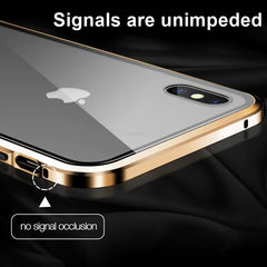 IPhone Magnetic Privacy Metal Case