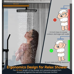 Luxury Rainfall Shower System