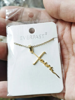 Women's Faith Cross Necklace