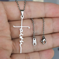 Women's Faith Cross Necklace